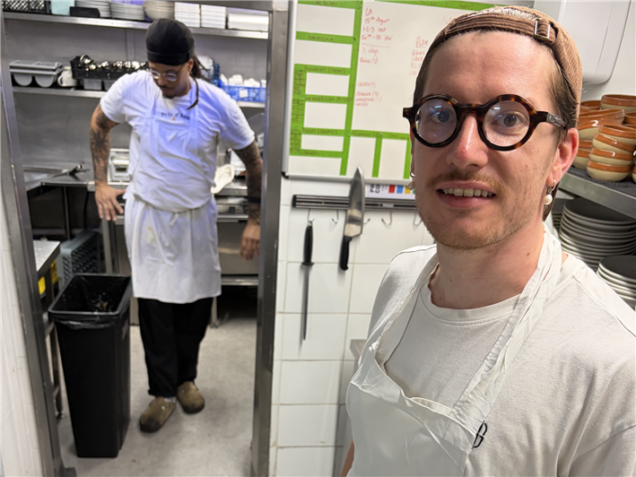 head chef in kitchen